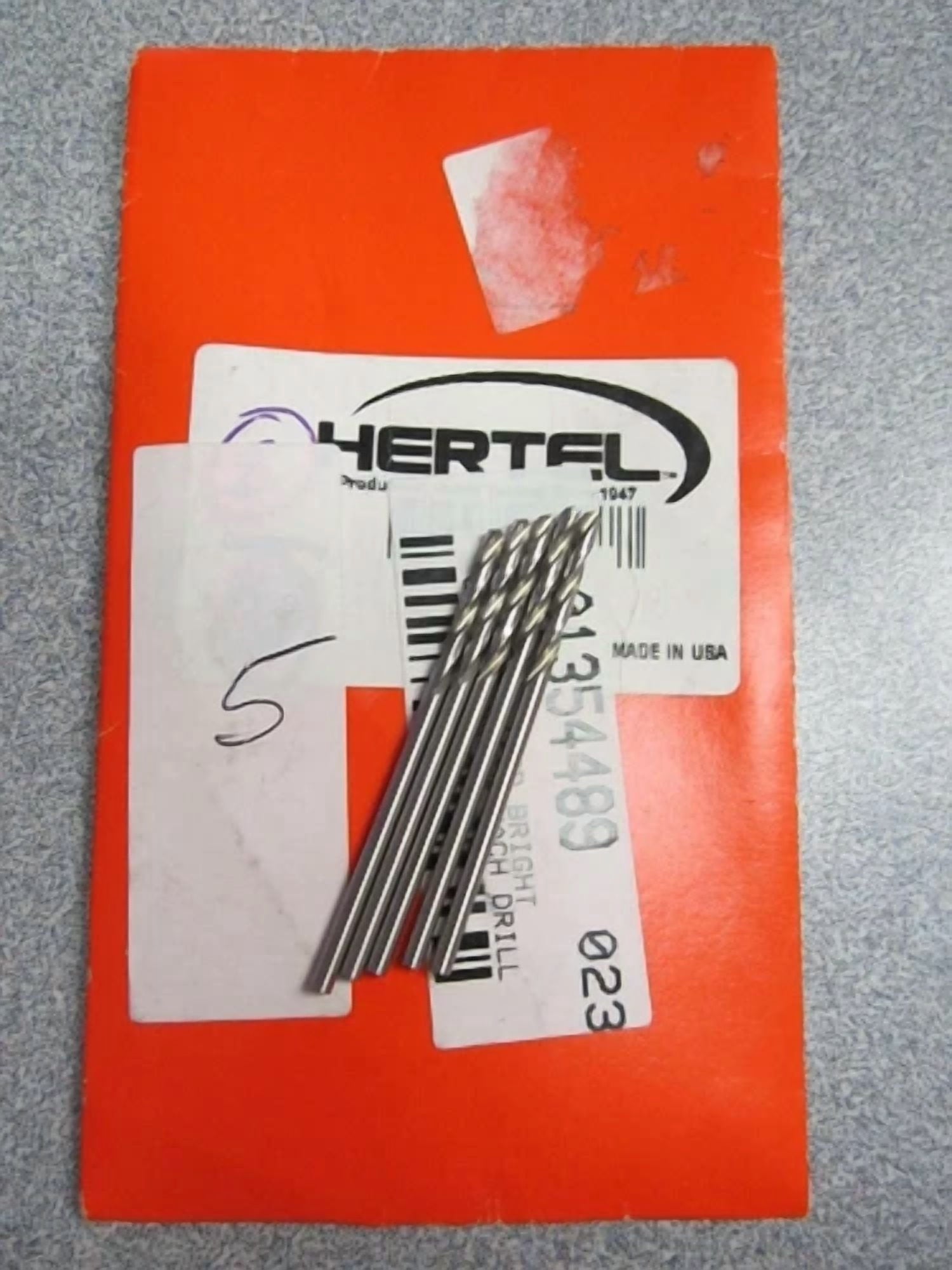 KLYNE - (5) #48 (.0760) Screw Machine Drill Bits 118Deg Angle Bright Hss