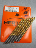 KLYNE - (6) Jobber Length Drill Bits 15/64 X 15/64 X 2-15/64 X 3-15/16 118Deg Angle Tin