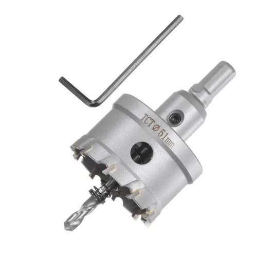 KLYNE - Metal Hole Saw Carbide Cutter 51 Mm / 2 Inch Dia For Stainless Steel