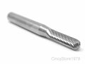KLYNE - Sc14S Cylindrical Radius 3/16 Carbide Burr Bur Tool Die Grinder Bit 1/4 Shank