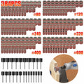 KNACK - 384Pcs Sanding Drum Nail Sander Drill Bit Kit For Dremel Accessories Rotary Tool