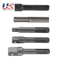 KNACK - 5Pcs Sds Plus 1/4 Hex Socket Driver Tool Drill Bit Chuck Adaptor Bar Kit Set