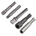 KNACK - 5Pcs/Set Sds Plus 1/4 Hex Socket Driver Tool Screwdriver Bit Chuck Adaptor Bar