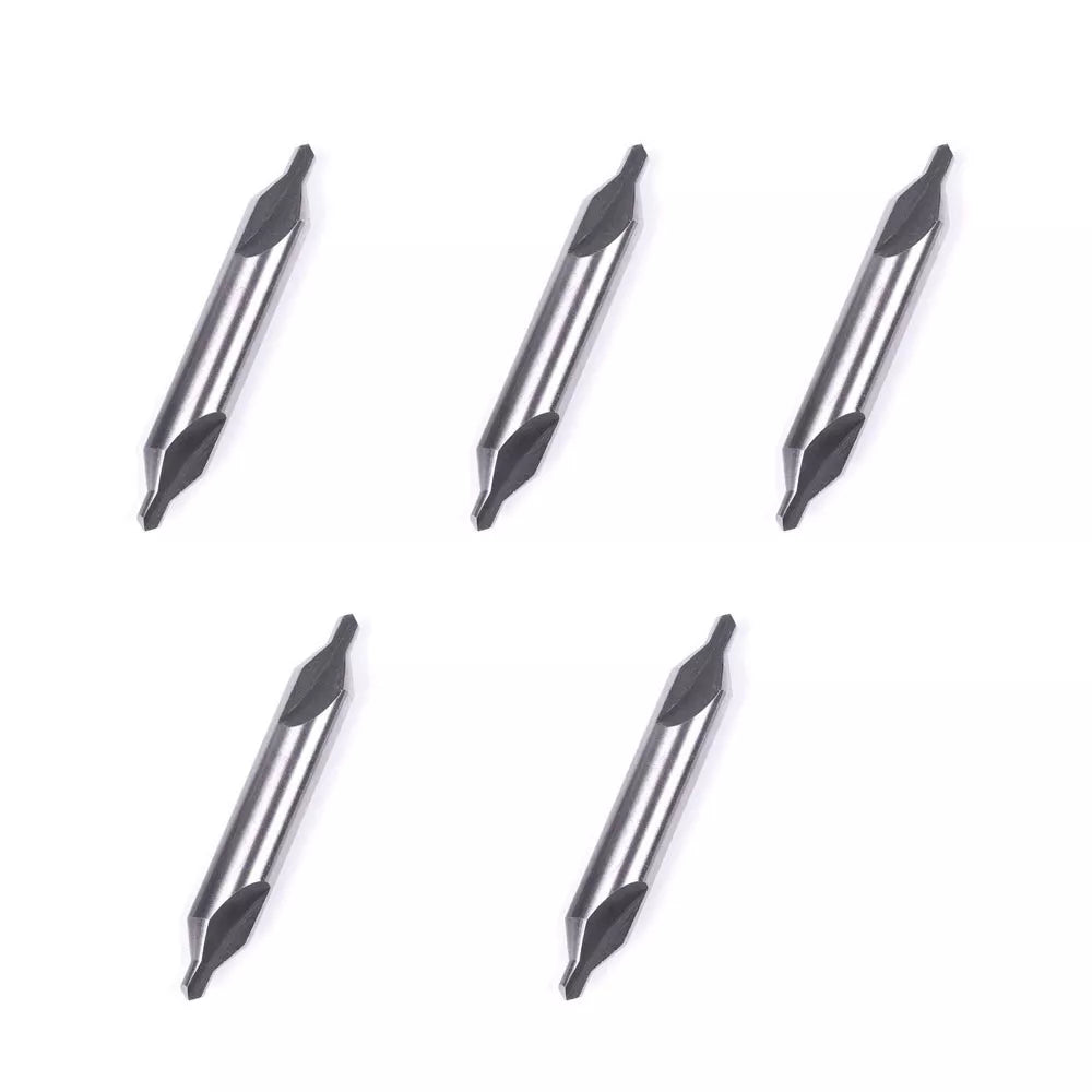 KNACK - Hss Standard Center Drills Combined Countersink Bits Set 5 Pc No.3 60 Degree