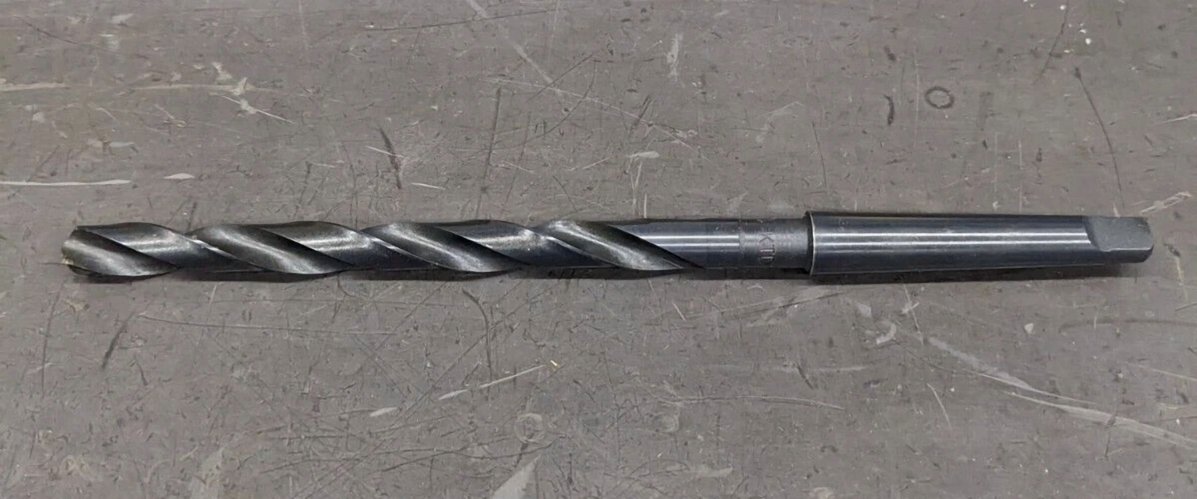KNACK - Kromhard 25/64 Taper Shank Drill 8 Long Hss 1Mt Mt1 1 Morse Taper Uk