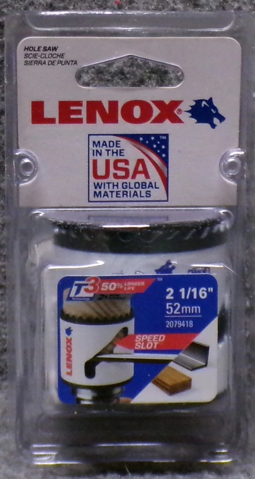 KNACK - Lenox 2-1/16 Speed Slot Hole Saw 2079418