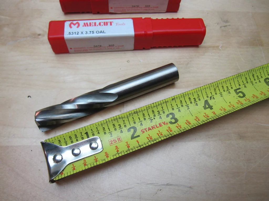 KNACK - Melcut 0.5312 Hss 4 Flute Core Drill 3.75 Oal Rh Cut