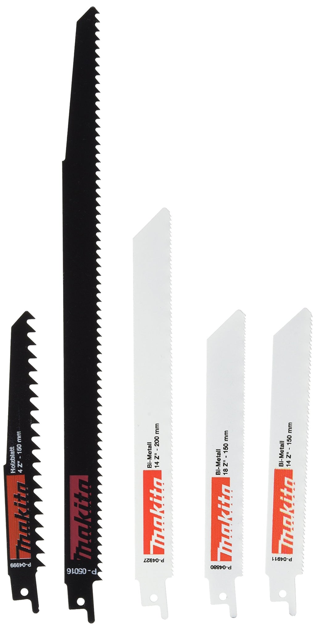 Makita reciprocating Saw Blades Set?–?1?Piece,?P–83945