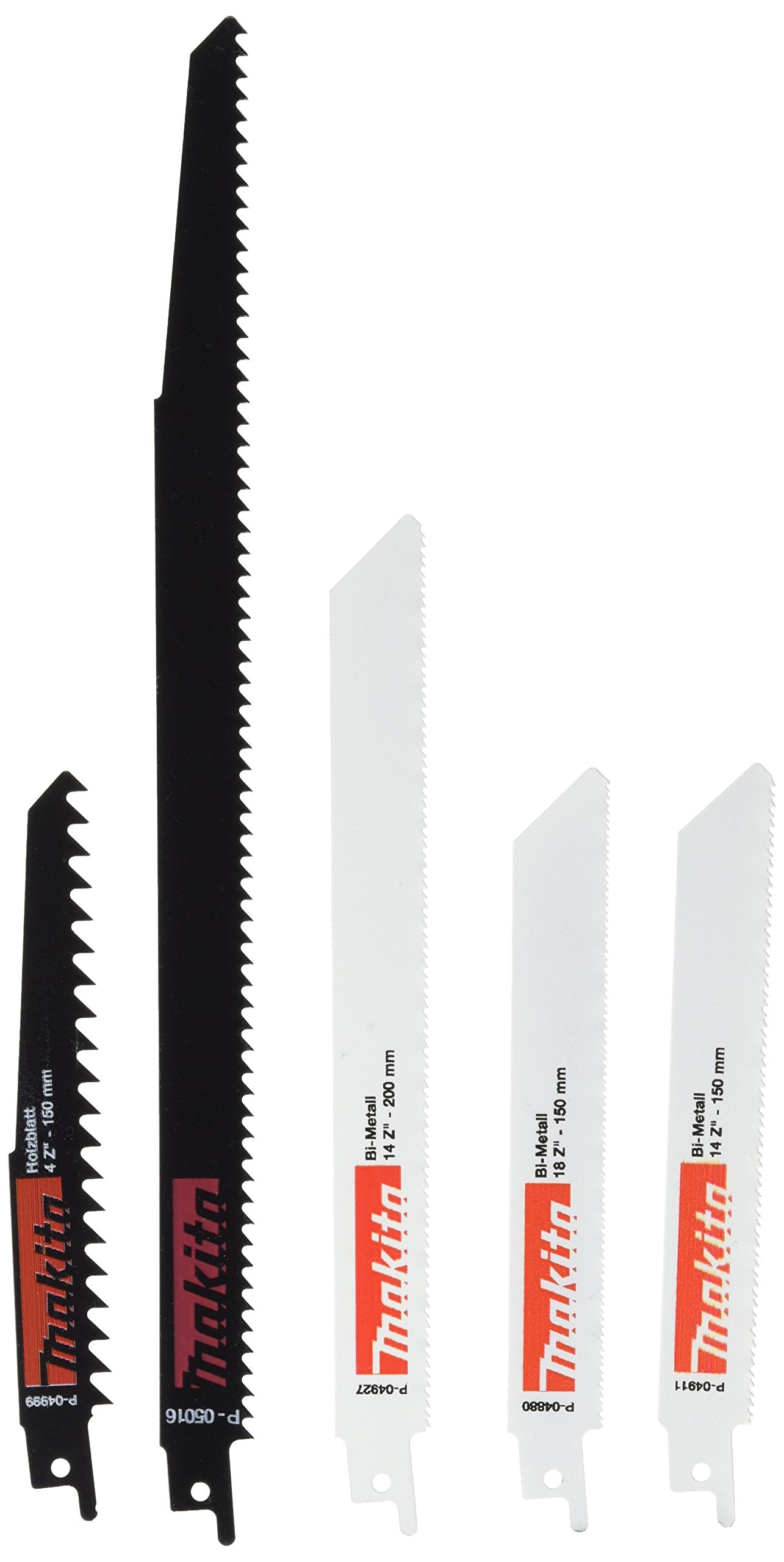 Makita reciprocating Saw Blades Set?–?1?Piece,?P–83945