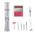 Cordless Nail Grinder Kit 4 Speeds Toenail Sander Manicure Pedicure Tool For Thick Nails Smooth Filing Grinding Peeling Care