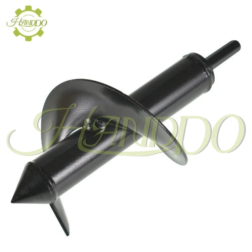 PURELY- Auger Drill Bit 3 In.× 7 In. Garden Plant Flower Bulb Rapid Planter Spiral Black