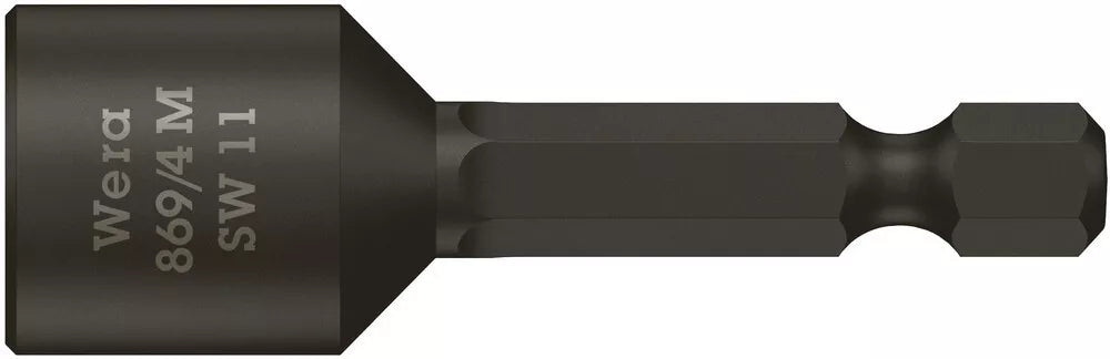 Wera 060426, 869/4 M Nutsetters, Magnetic, 11 X 50 Mm