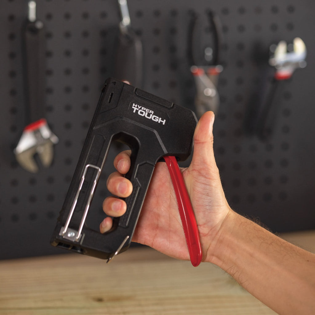 Hyper Tough Staple Gun for Heavy & Light Duty Staples