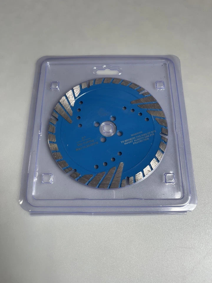 KLYNE - 6'' Dry Diamond Turbo Saw Blade Cutting Disc For Angle Grinder Concrete/Bricks