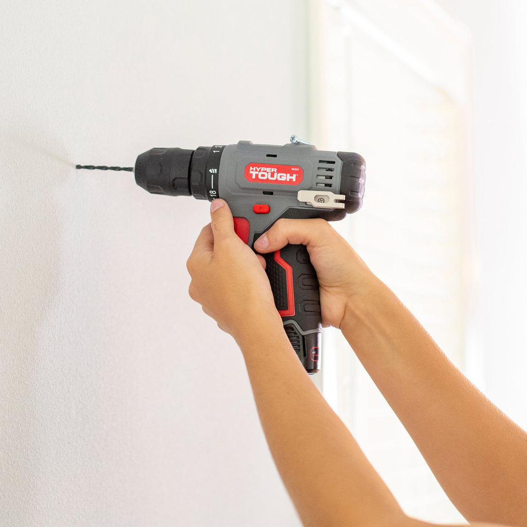Hyper Tough 12V Max Lithium-Ion Cordless 3/8-inch Drill Driver with 1.5Ah Battery, 99303