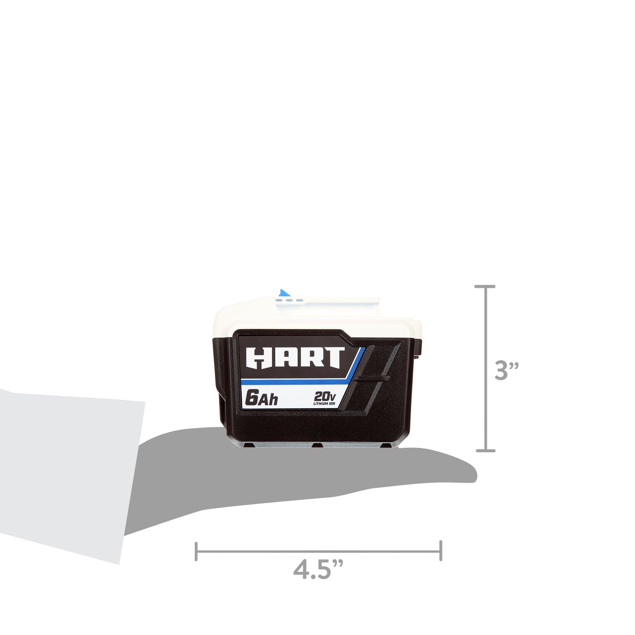 HART 20 Volts 6.0Ah Lithium-Ion Battery (Charger Not Included)