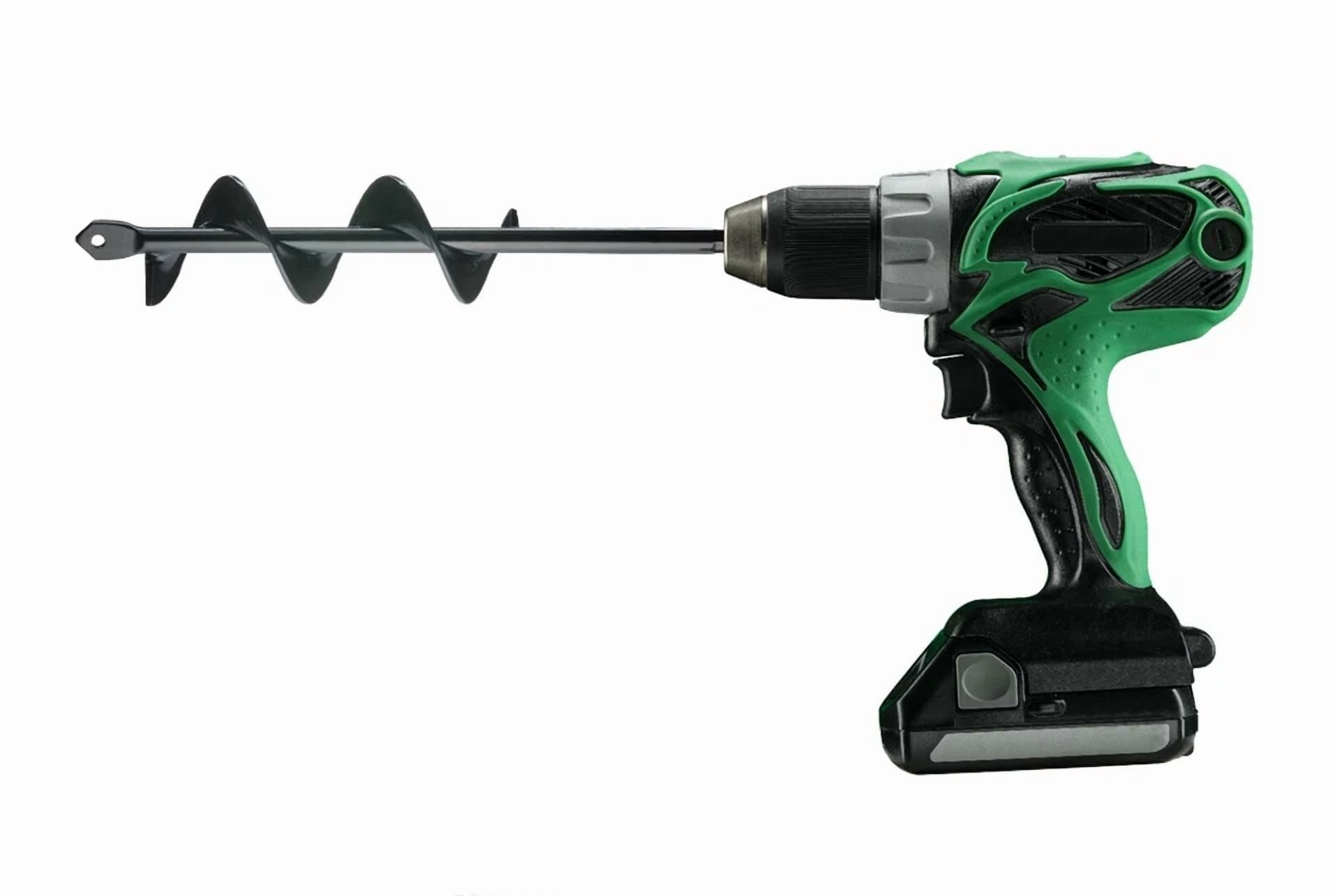 PURELY- 8.5X1.5 Garden Auger Spiral Drill Bit For Digging Holes