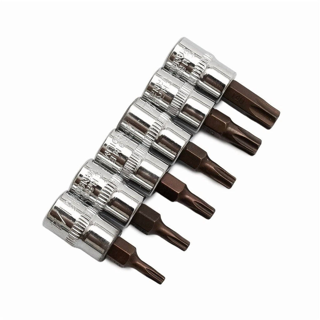KNACK - Home Furnishing 6Pcs Bit Socket Repair Set Tools 1/4Inch Shank 6.35Mm Drive