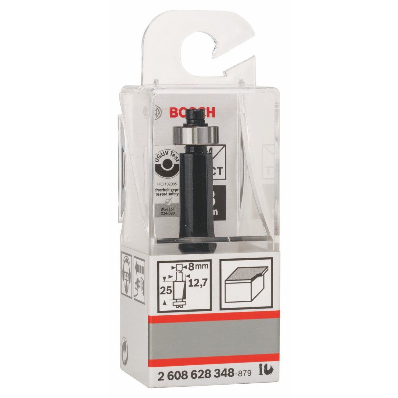 Bosch Accessories 2608628348 Roman Ogee Bit, 0 V, Black/Silver, 12.7 x 25.4 x 8 mm