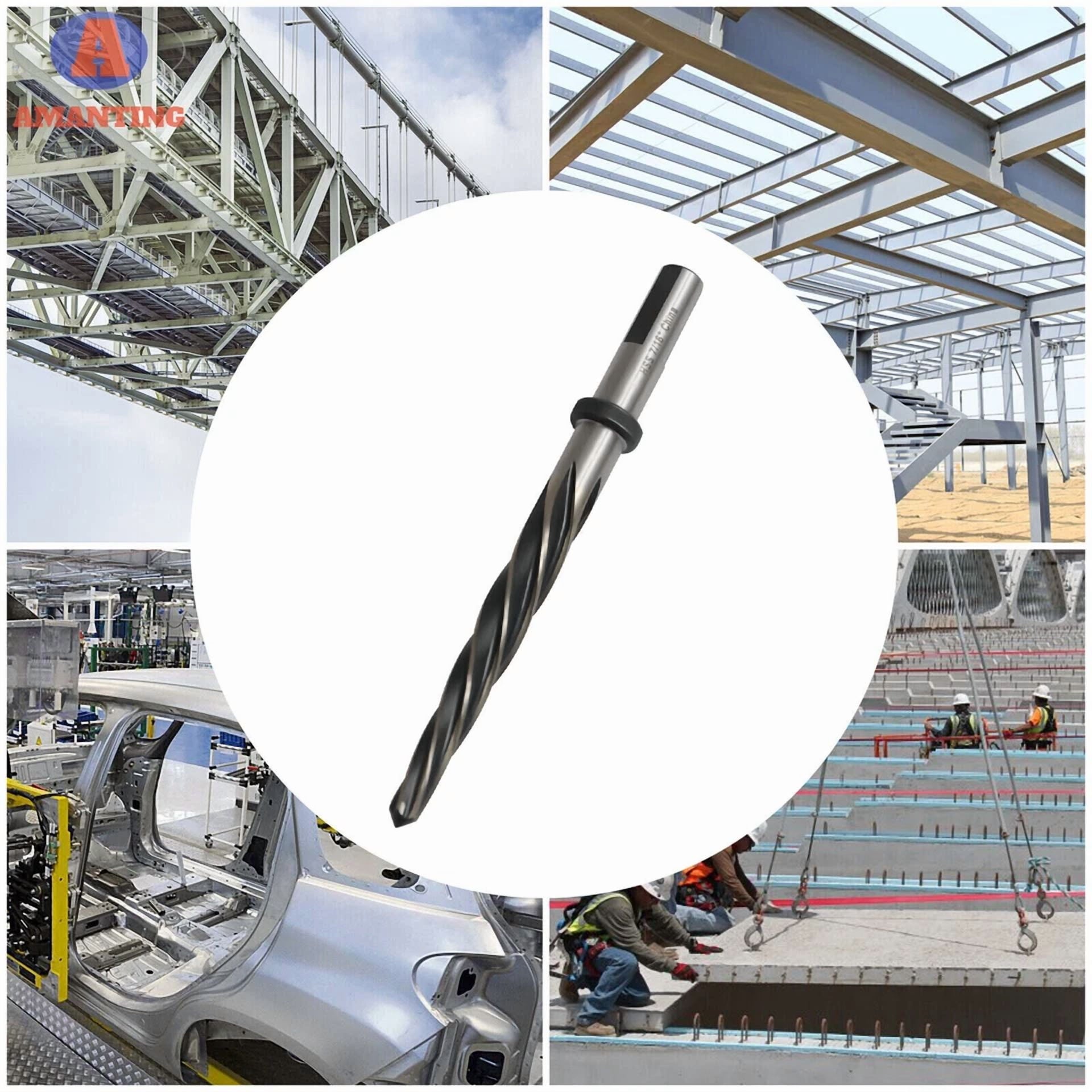KNACK - 7/16 11Mm Tapered 1/2 Shank High-Speed Steel Drill Bridge Construction Reamer