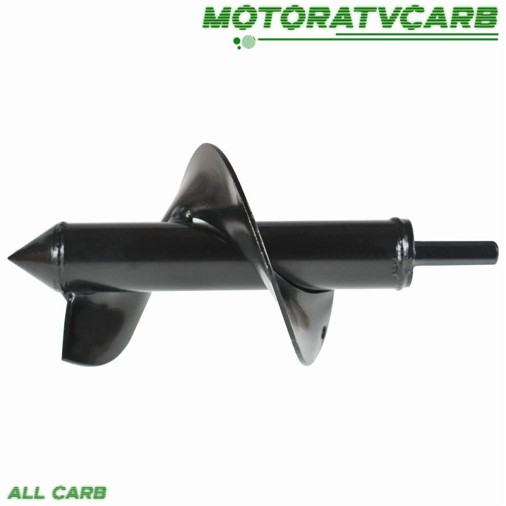 PURELY- All-Carb 3In × 7In Auger Drill Bit Garden Plant Flower Bulb Rapid Planter Spiral