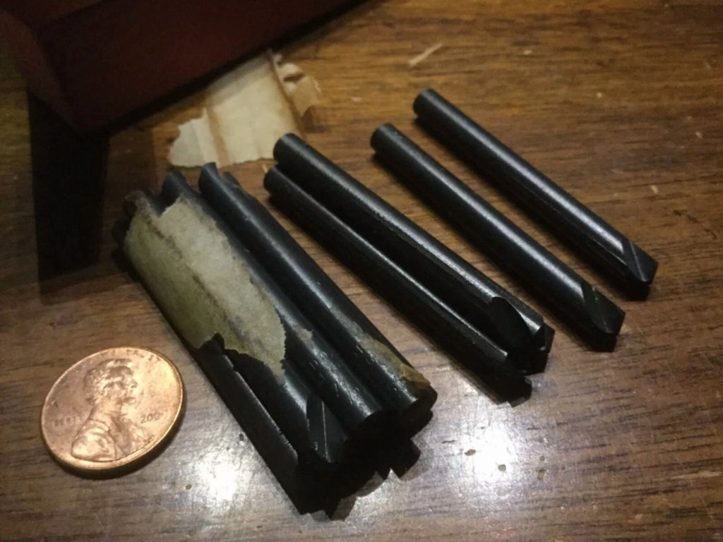 KNACK - 12 Dormer England Special Short Flute 7/32 Stub 1/2 Flute X 2 Long Drill Drills