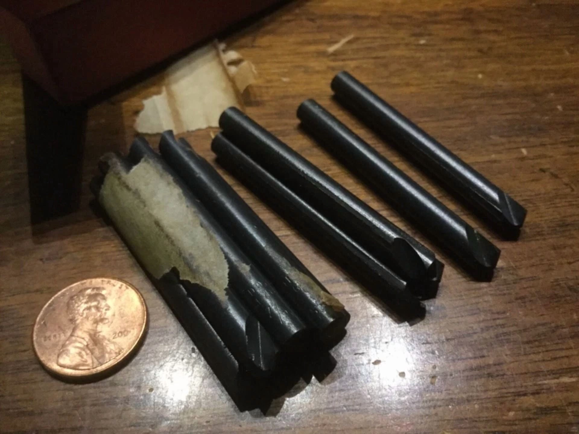 KNACK - 12 Dormer England Special Short Flute 7/32 Stub 1/2 Flute X 2 Long Drill Drills