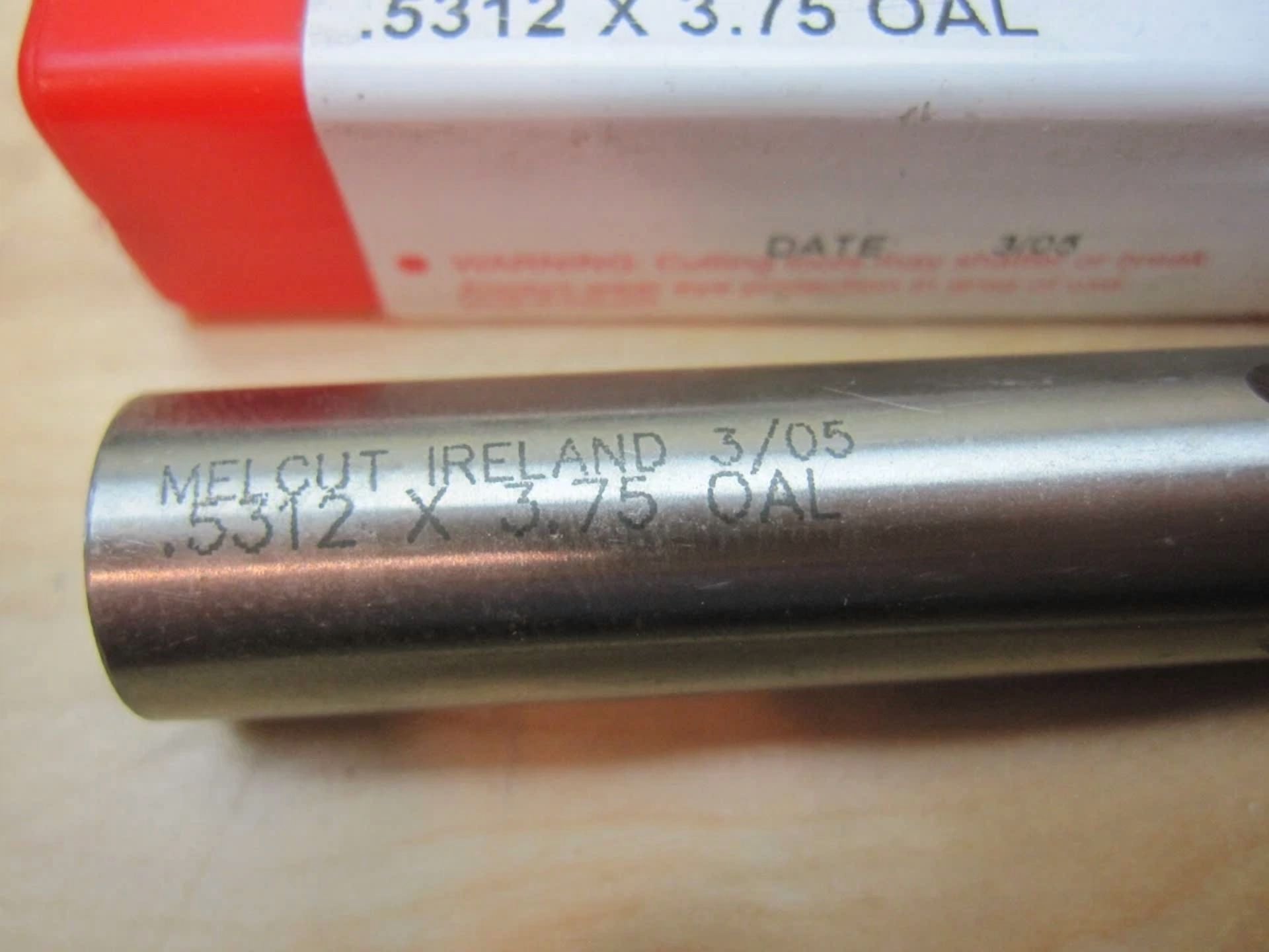 KNACK - Melcut 0.5312 Hss 4 Flute Core Drill 3.75 Oal Rh Cut
