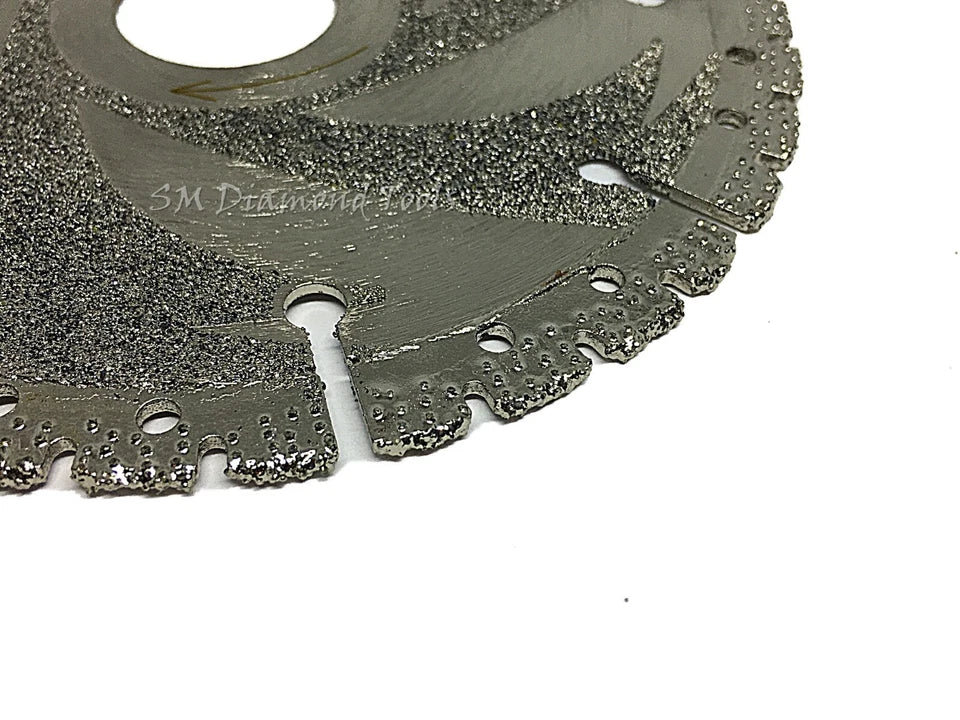 KLYNE - 4.5-Inch Segmented Laser Welded Diamond Blade For Cutting Ductile In Wet/Dry