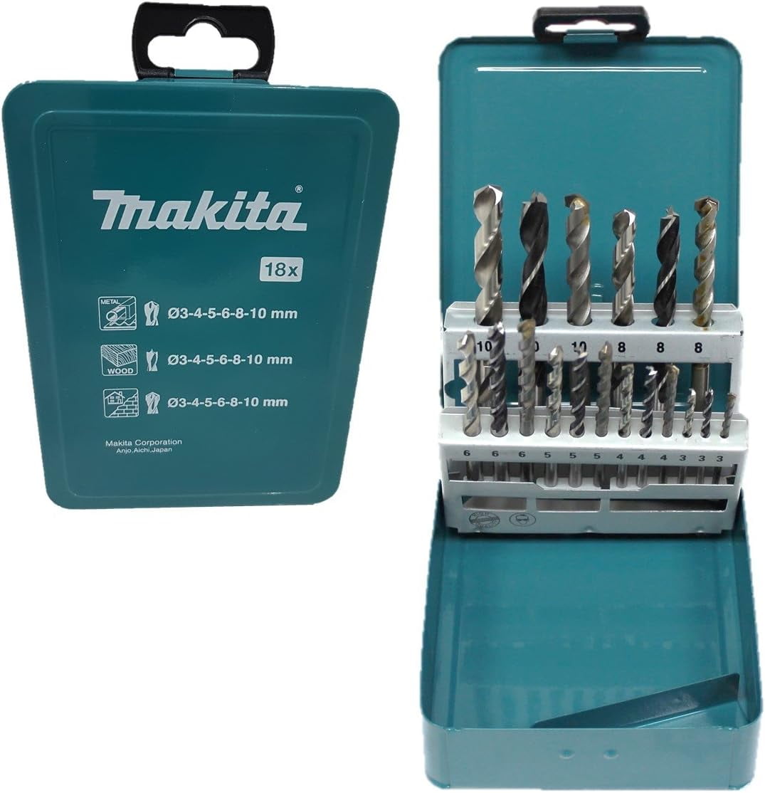 No Author Makita D-46202 Drill Set of 18 (Old Version) 1 Set taladro
