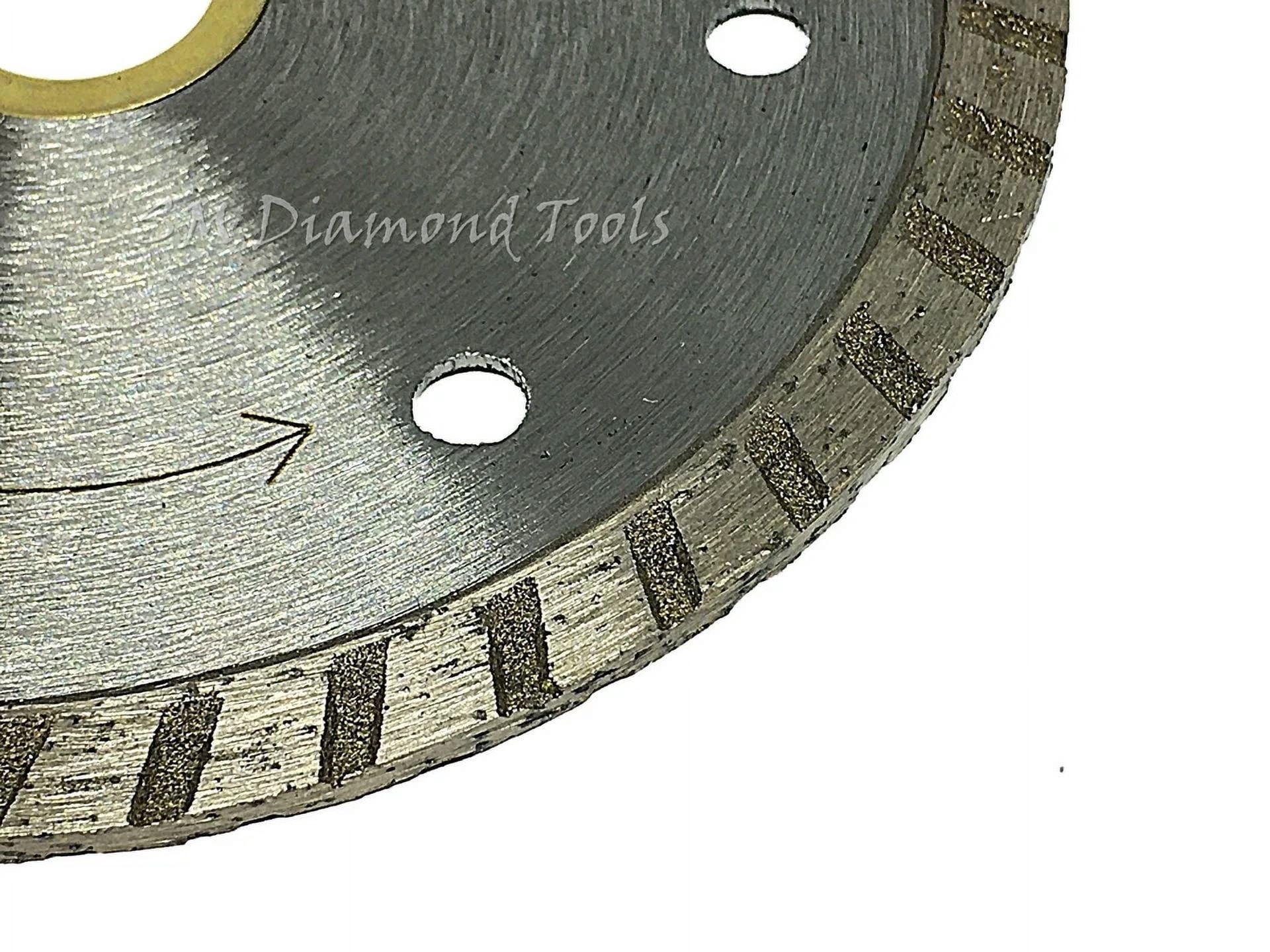 KLYNE - 4.5-Inch Turbo Diamond Blade For Cutting Tile, Porcelain, Stone And Masonry