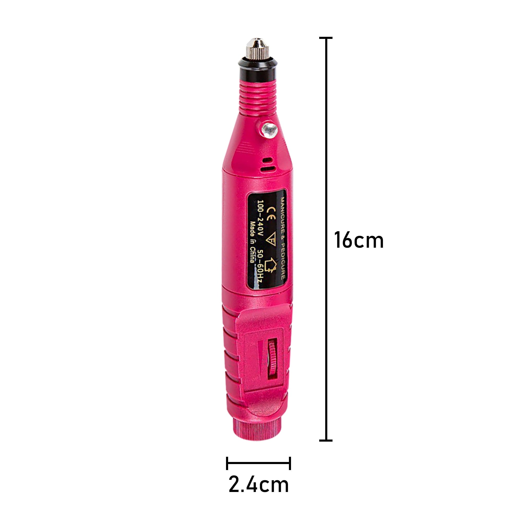 Pinkiou Electric Nail Drill Machine Nail Drill Kit 20000 RPM Portable Nail Drill for Acrylic Nails, 6 Acrylic Gel Remover Nail Tools, Nail Polishing Machine Pedicure Set