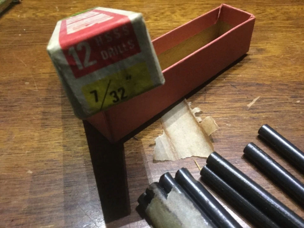 KNACK - 12 Dormer England Special Short Flute 7/32 Stub 1/2 Flute X 2 Long Drill Drills