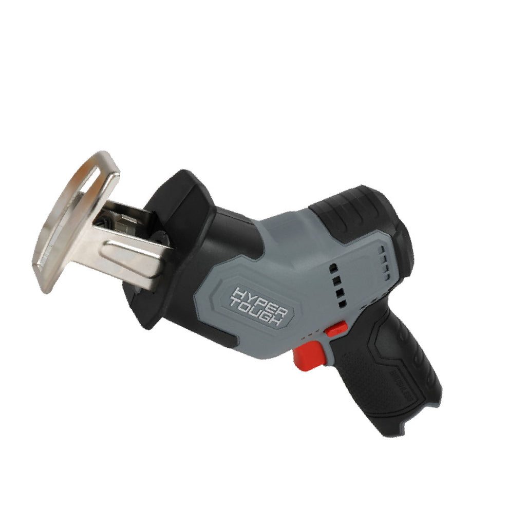 Hyper Tough 12V Brushless Cordless Reciprocating Saw with 1.5Ah Battery